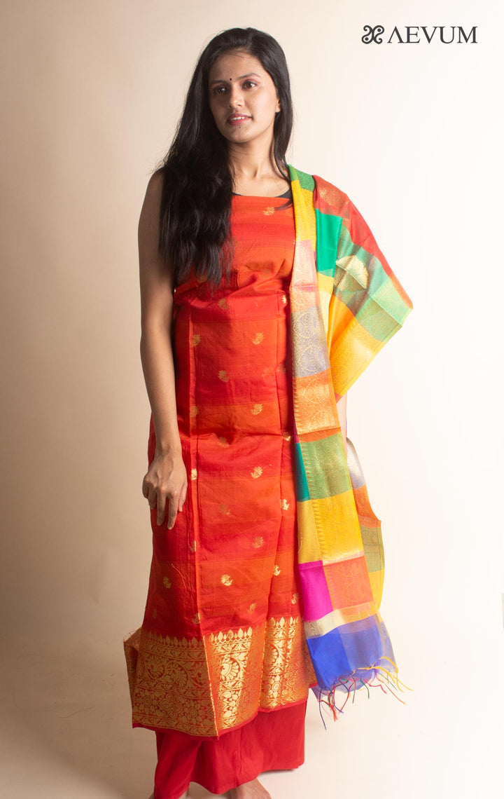 Unstitched Banarasi Silk Kurta Set - 2983 Dress Material Aditri   