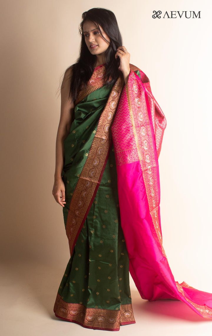 Soft Banarasi Silk Saree - 2958 - AEVUM