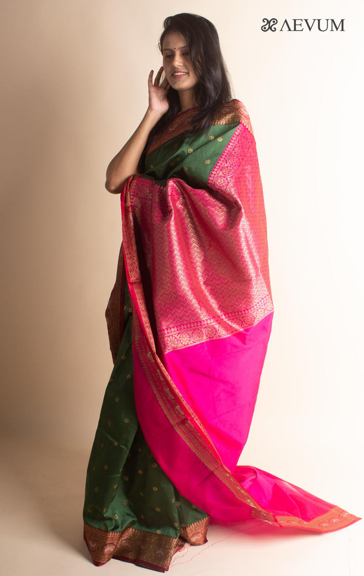 Soft Banarasi Silk Saree - 2958 - AEVUM