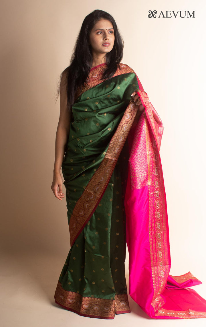 Soft Banarasi Silk Saree - 2958 - AEVUM