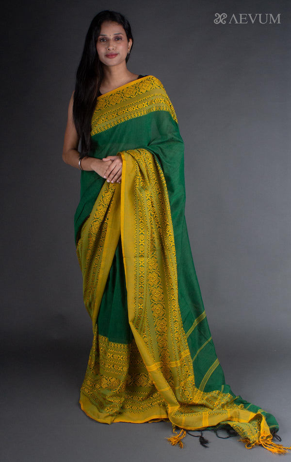 Begampuri Bengal Cotton Handloom Saree - 7765 - AEVUM