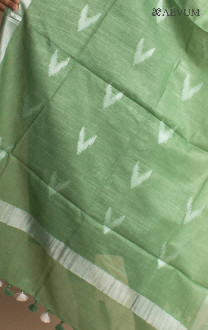 Semi Linen Ikkat Dupatta - 2871 - AEVUM