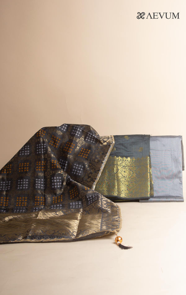 Unstitched Banarasi Silk Kurta Set - 2980 Dress Material Aditri   