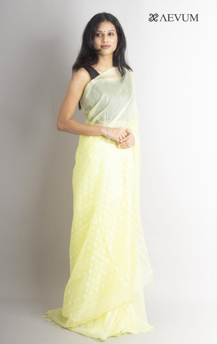 Katan Silk Saree with Blouse Piece - 1124 - AEVUM
