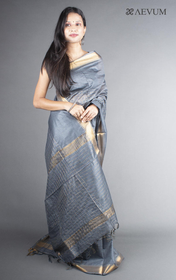 Kota Silk Medium Check Saree - 5816 - AEVUM