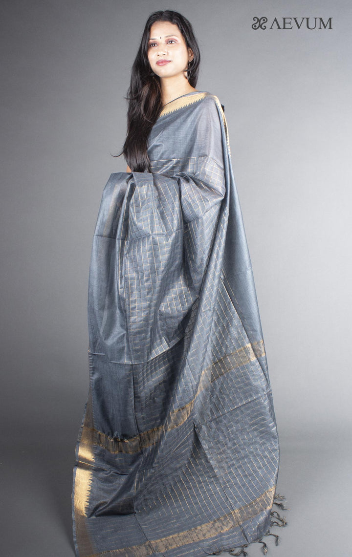 Kota Silk Medium Check Saree - 5816 - AEVUM