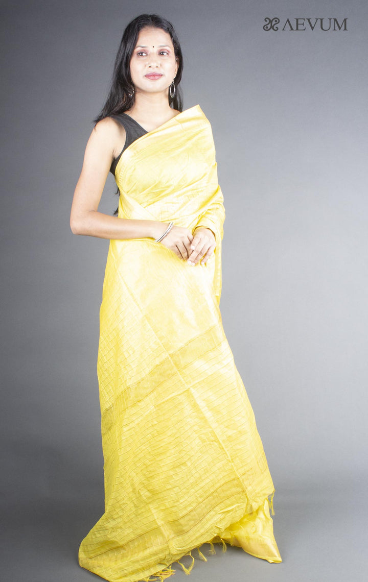 Kota Silk Medium Check Saree - 5818 - AEVUM