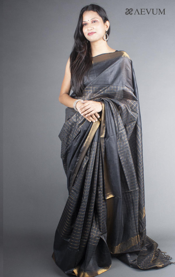 Kota Silk Zari Check Saree - 5812 - AEVUM