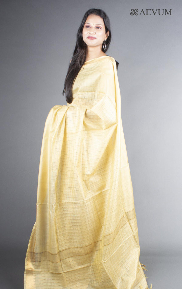 Kota Silk Medium Check Saree - 5808 - AEVUM