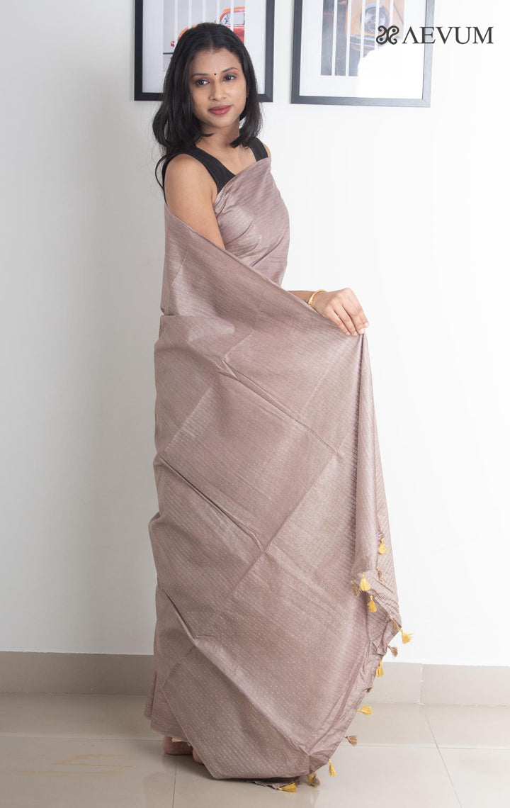 Katan Silk Saree with Lines - 2269 Saree Raj Dev Kumar   