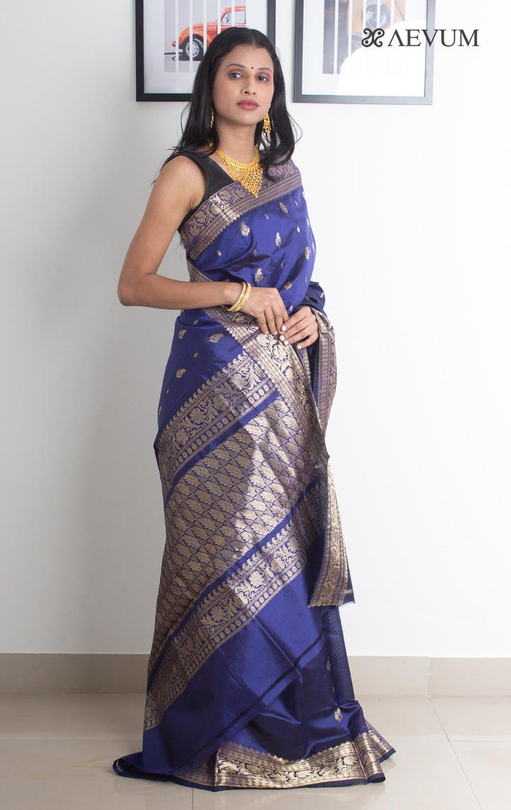 Banarasi Silk Saree with Silk Mark - 2323 - AEVUM