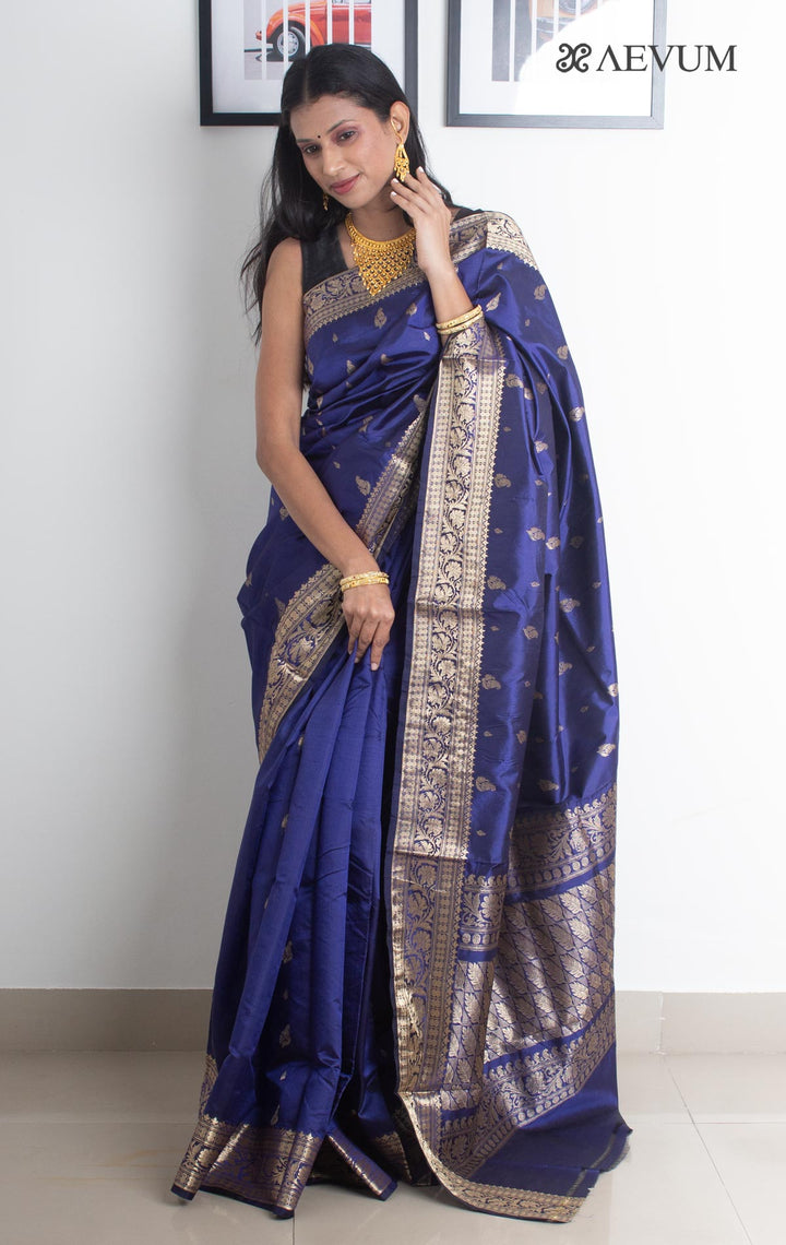 Banarasi Silk Saree with Silk Mark - 2323 - AEVUM