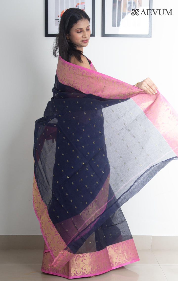 Bengal Cotton Handloom Saree Without Blouse Piece - 2227 - AEVUM