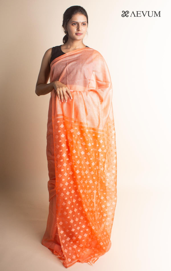 Katan Silk Saree with Blouse Piece - 1614 Saree Om Silk   