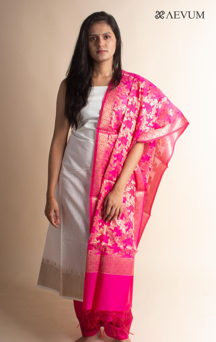 Unstitched Banarasi Silk Kurta Set - 2982 Dress Material Aditri   