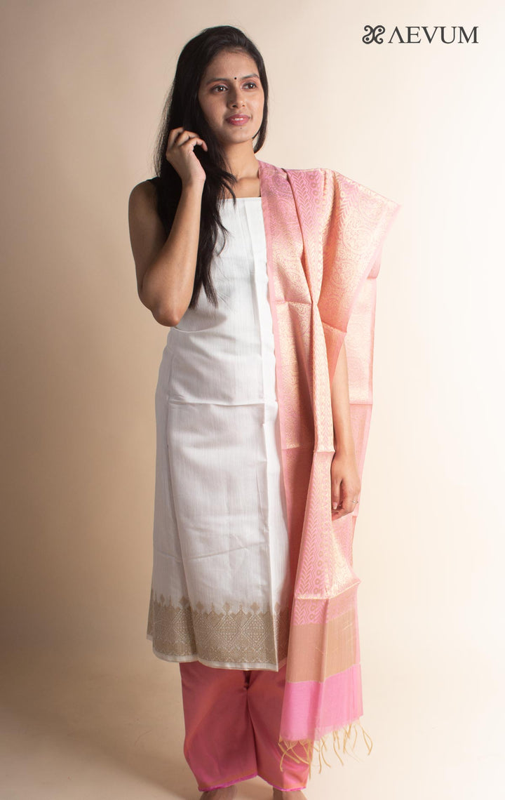 Unstitched Banarasi Silk Kurta Set - 2984 Dress Material Aditri   