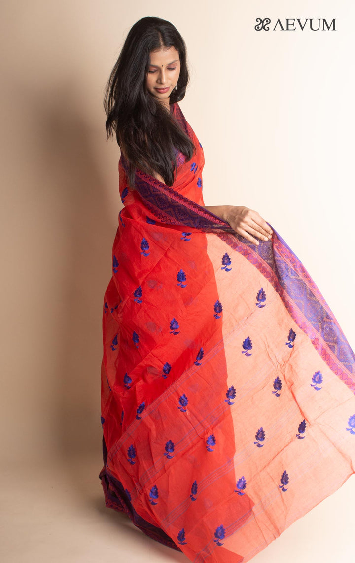 Bengal Cotton Tant Saree with Embroidery - 2971 Saree Riya's Collection   