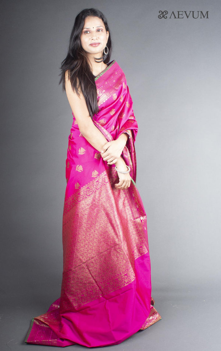 Soft Banarasi Silk Saree - 5807 - AEVUM