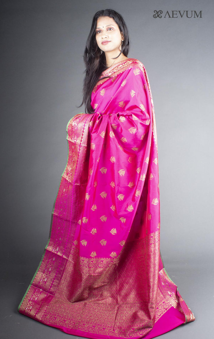 Soft Banarasi Silk Saree - 5807 - AEVUM