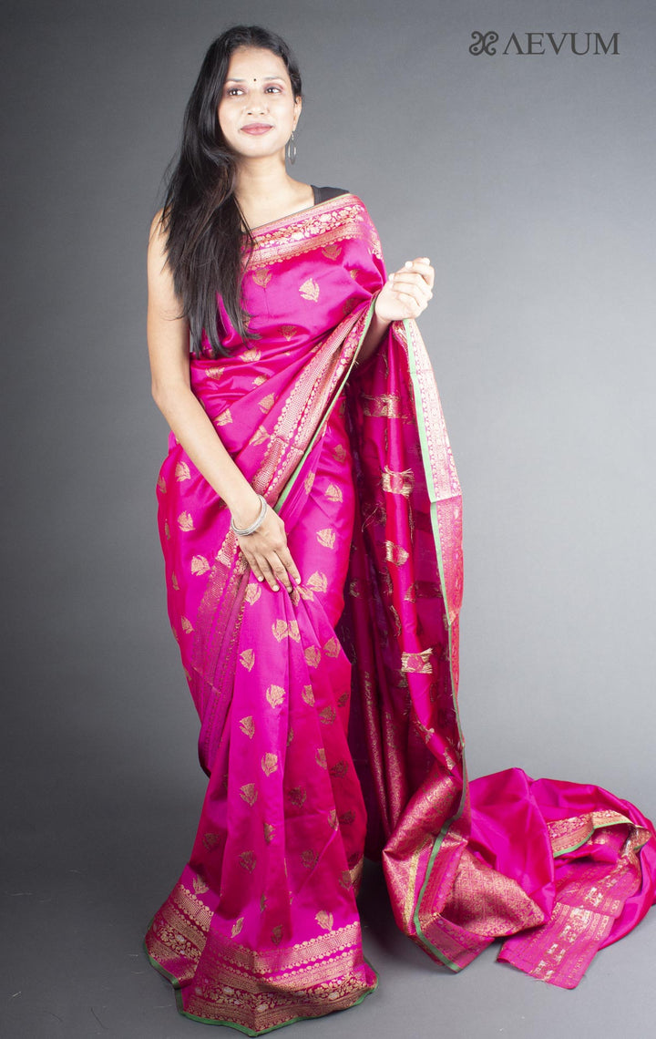 Soft Banarasi Silk Saree - 5807 - AEVUM