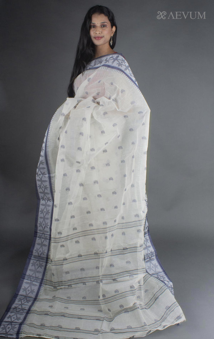 Bengal Cotton Handloom Saree Without Blouse Piece - 7900 - AEVUM