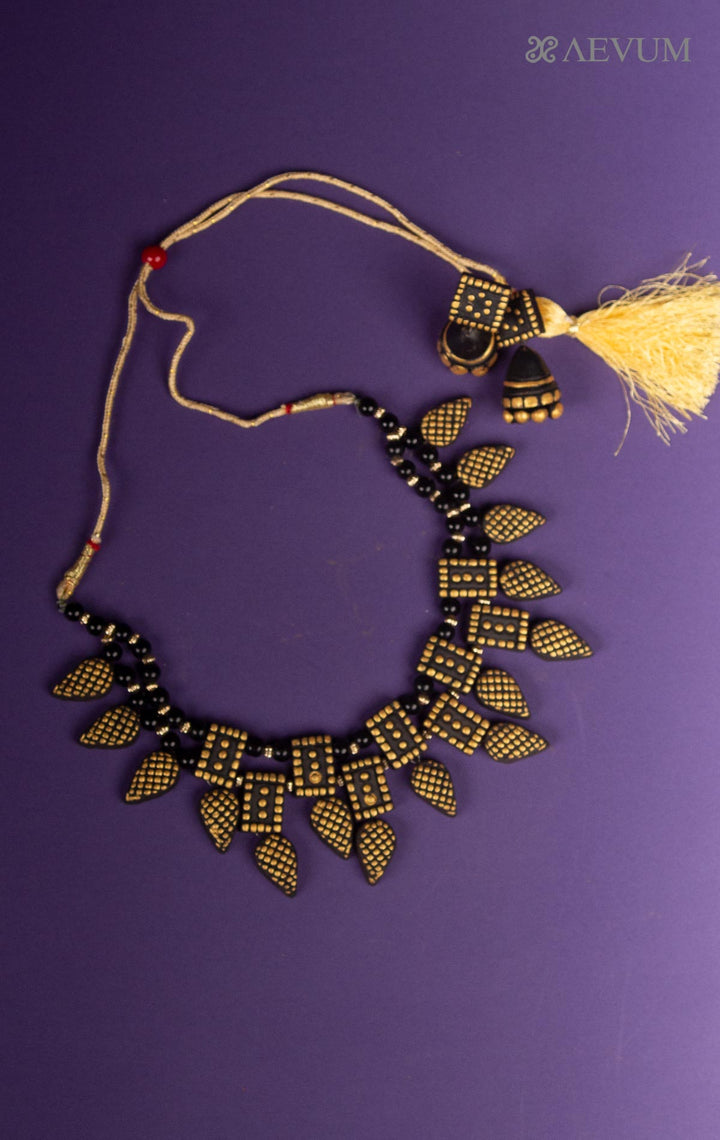 Terracotta Handmade Necklace Set - 7975 Jewellery Kasturi Sengupta   