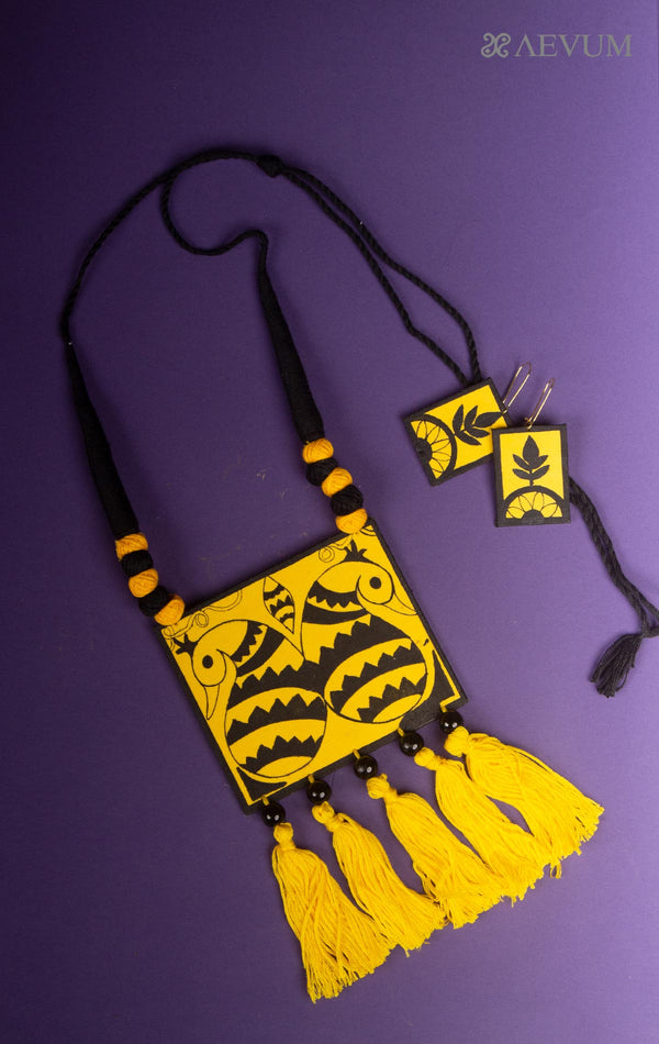 Handmade Cloth Necklace Set - 8025 - AEVUM