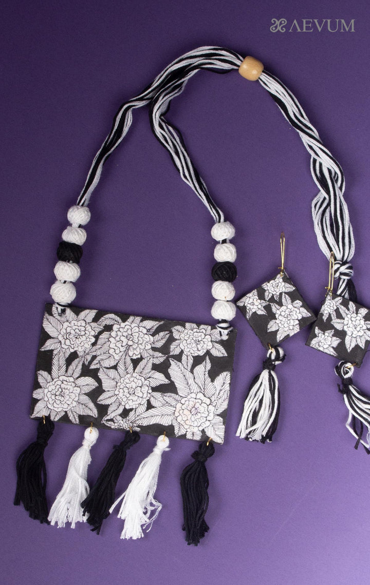 Handmade Cloth Necklace Set - 7996 - AEVUM