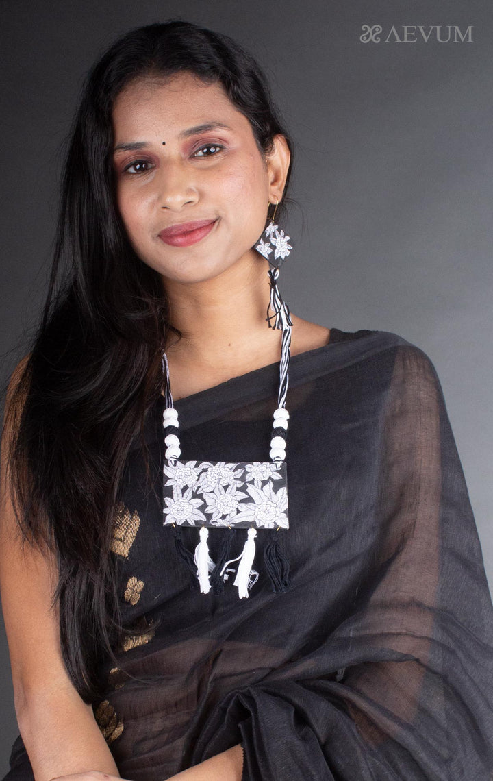 Handmade Cloth Necklace Set - 7996 - AEVUM