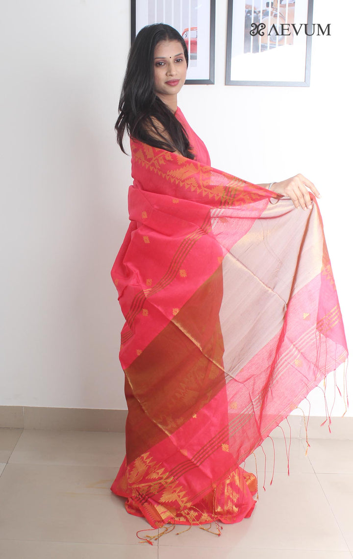 Tant Silk Bengal Handloom Saree - 1770 - AEVUM