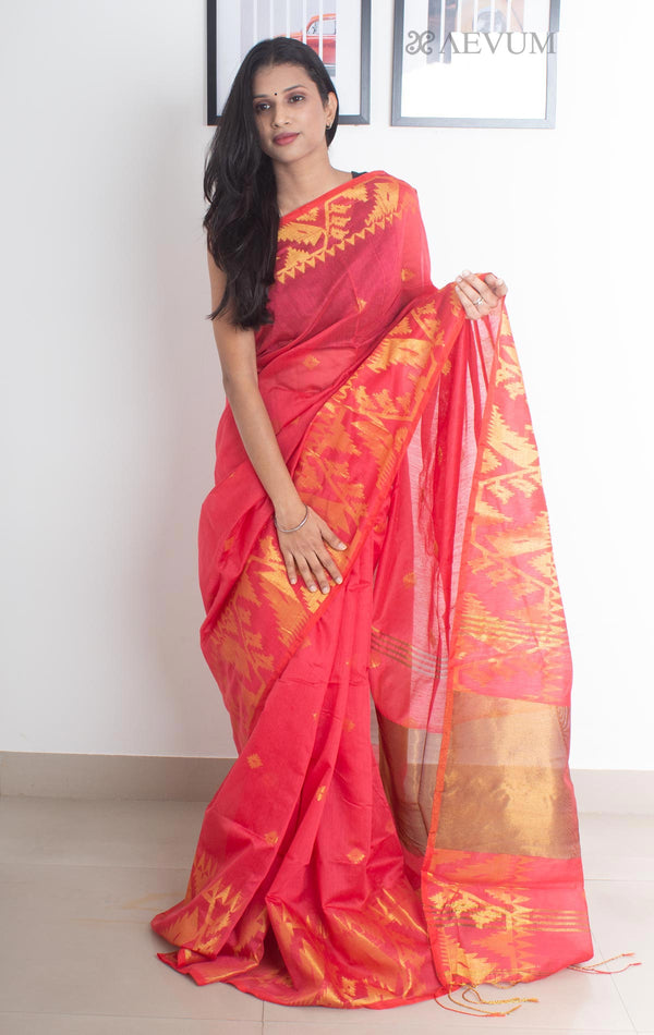 Tant Silk Bengal Handloom Saree - 1770 - AEVUM