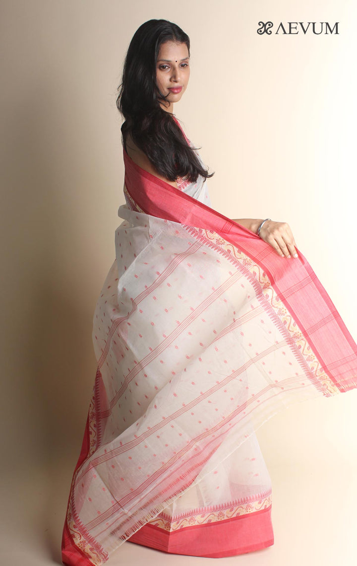 Bengal Cotton Handloom Saree Without Blouse Piece - 1733 - AEVUM