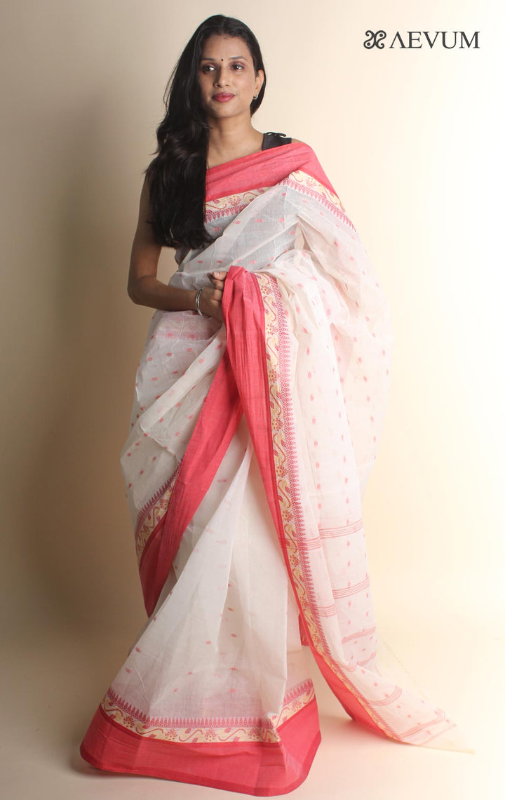 Bengal Cotton Handloom Saree Without Blouse Piece - 1733 Saree AEVUM 2   