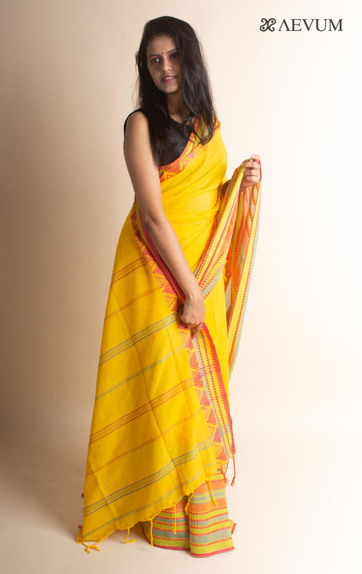 Begampuri Bengal Cotton Handloom Saree - 2957 - AEVUM