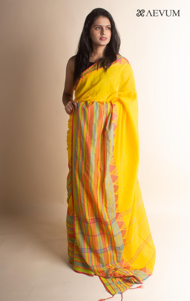 Begampuri Bengal Cotton Handloom Saree - 2957 - AEVUM