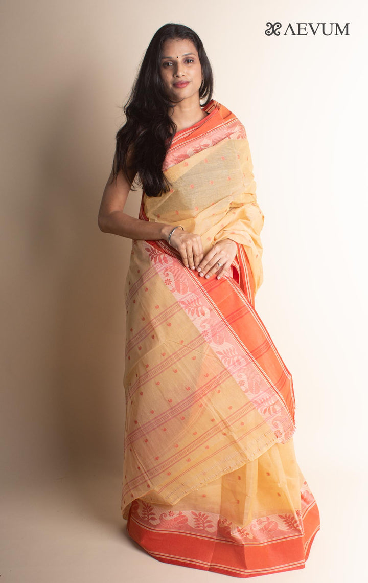 Bengal Cotton Handloom Saree Without Blouse Piece - 1732 Saree AEVUM 2   
